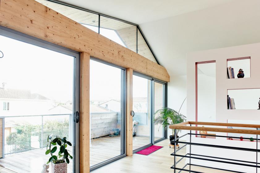 Surélévation Maison, Ossature Bois SP33, Pessac 33 - Nouvelle Aquitaine