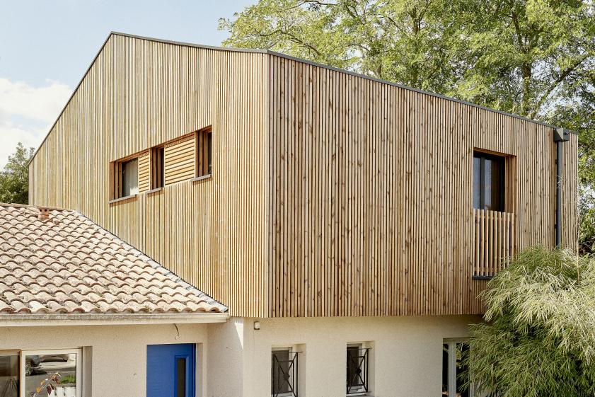 Surélévation Maison, Ossature Bois V33, Pessac 33 - Nouvelle Aquitaine