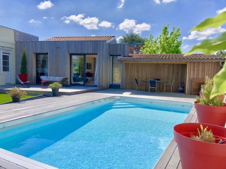 Extension Maison, Ossature bois W33, Pessac 33 - Nouvelle Aquitaine