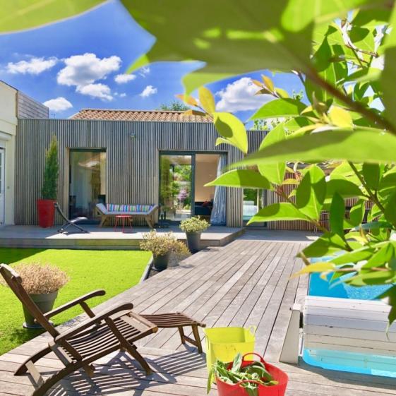 Extension Maison, Ossature bois W33, Pessac 33 - Nouvelle Aquitaine