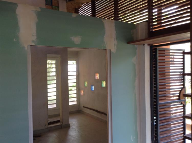 APRES TRAVAUX - extension pour créer un vestibule et une chambre