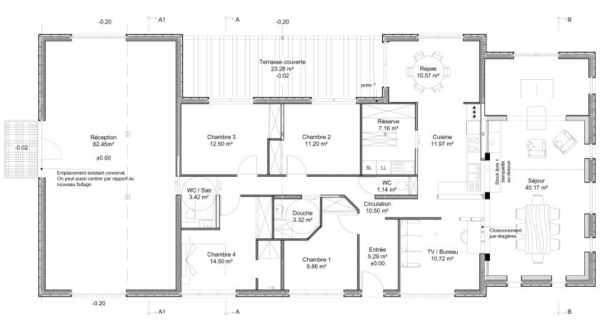 Plan d'aménagement intérieur