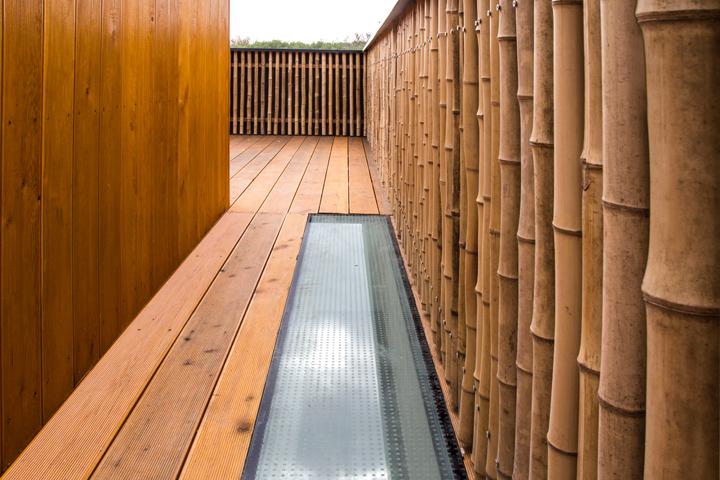WAO - Grisy - Détail Façade bambou 3