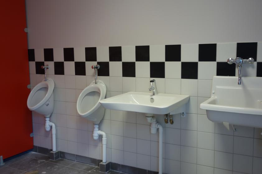 Sanitaires garçons accessibles