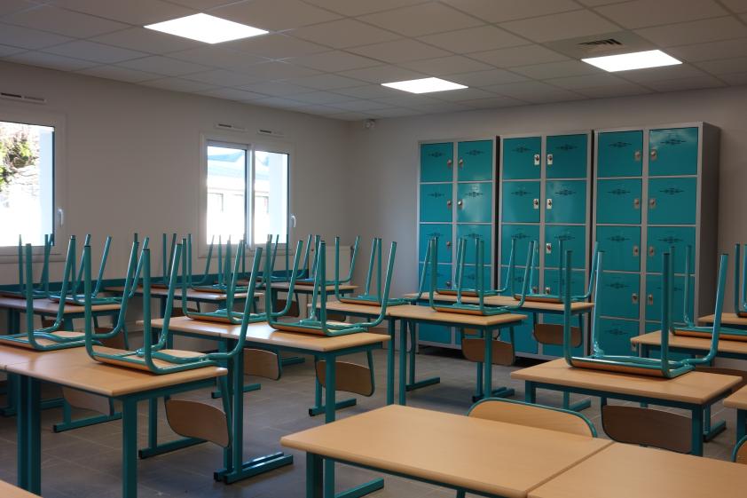 Salle de classe collège