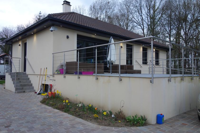 Terrasse directement accessible depuis l'open space