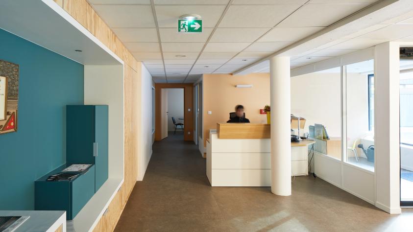 Réhabilitation d'un atelier en bureaux à Canteleu - Bapeaume (76)
