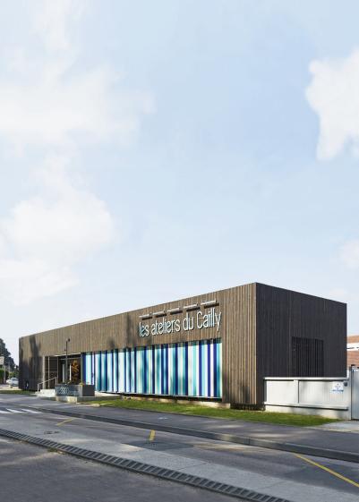 Habillage de la façade d'un commerce à Canteleu - Bapeaume (76)