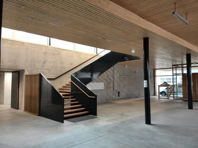 Escalier Halle bois - Lycée Gaudier Brzeska