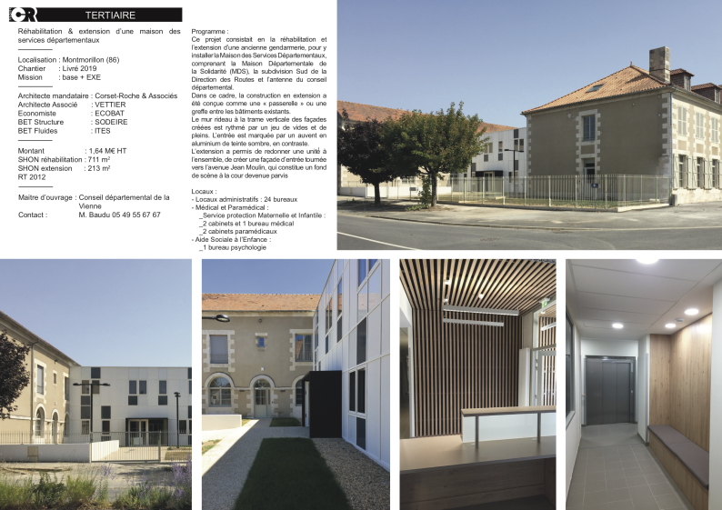 Maison des Services Départementaux à Montmorillon