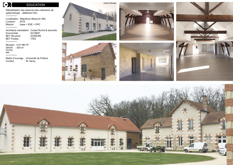 Réserves de paléontologie à Mignaloux-Beauvoir