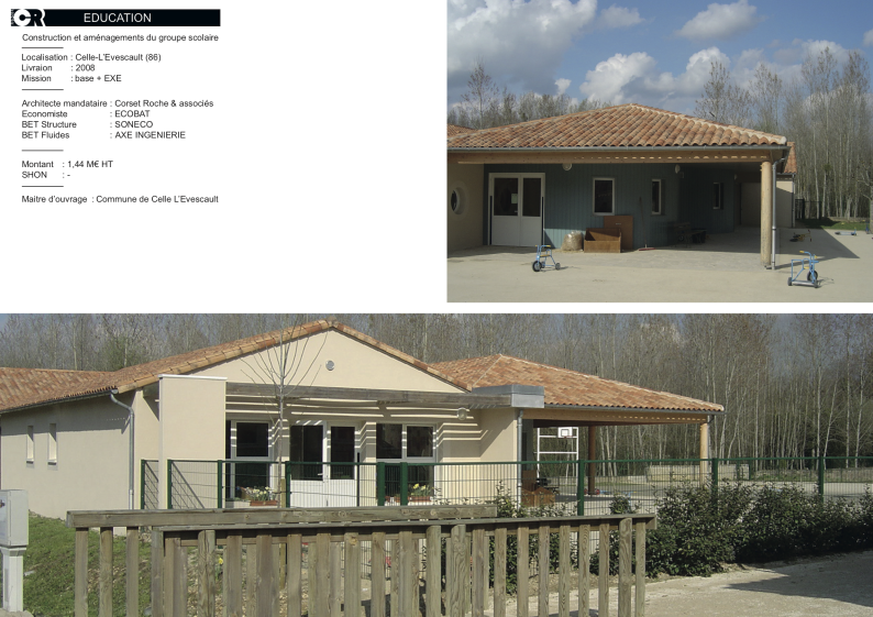 Groupe scolaire de Celle L'Evescault