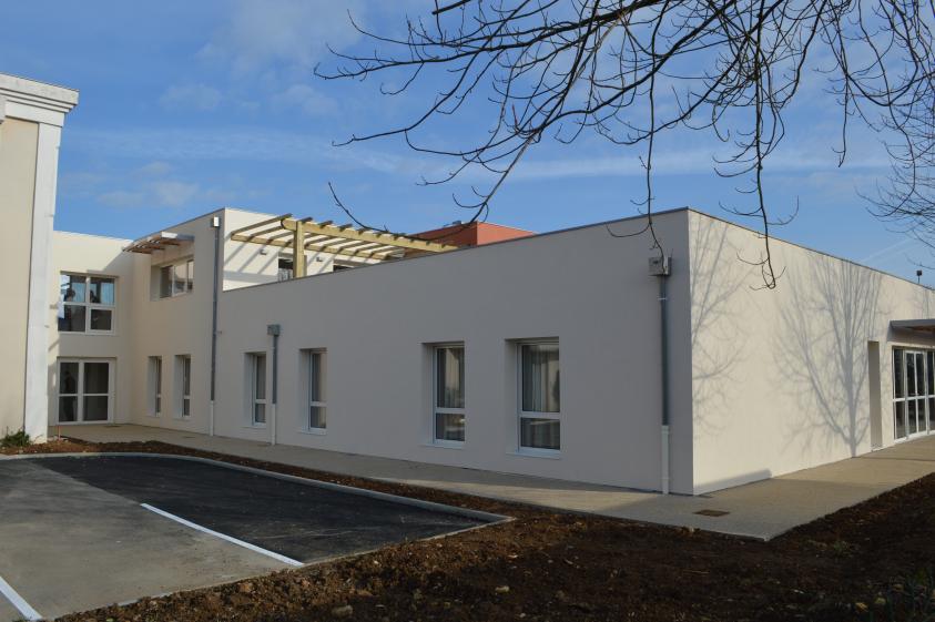 les chambres au RDC et le PASA à l'étage