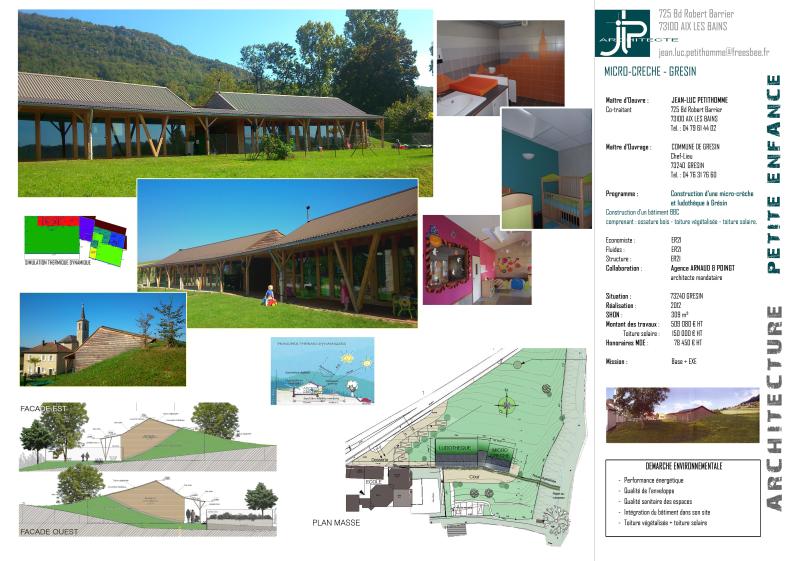 Micro-crèche et ludothèque à Grésin - JLP architecte / Agence Arnaud et Poingt M