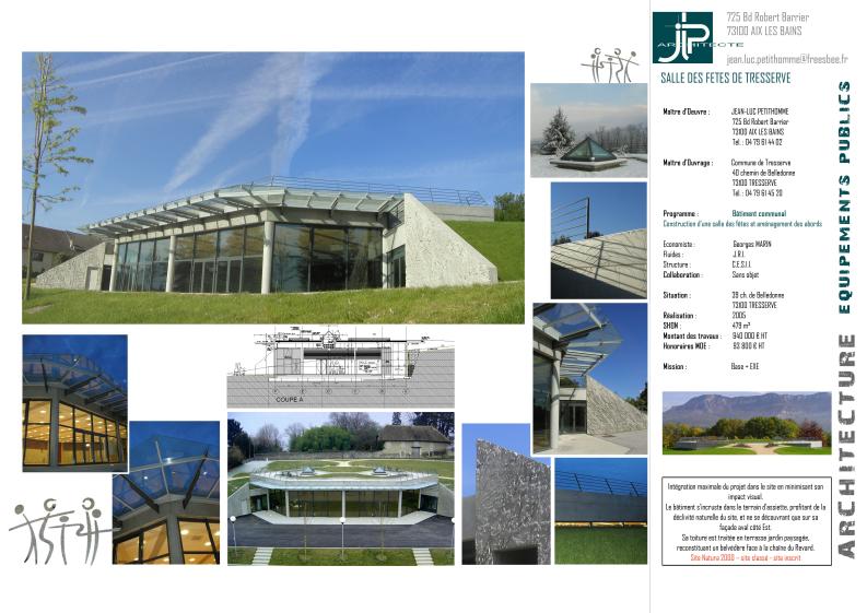Salle communale de Tresserve - JLP architecte