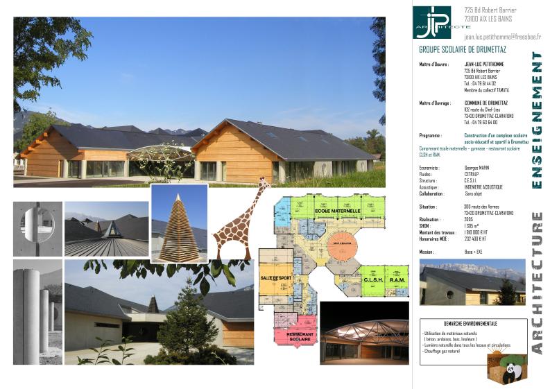 G.S Drumettaz - JLP architecte