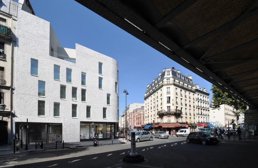 18 logements sociaux - Façade sur boulevard