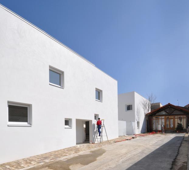 7 maisons de ville - Façade
