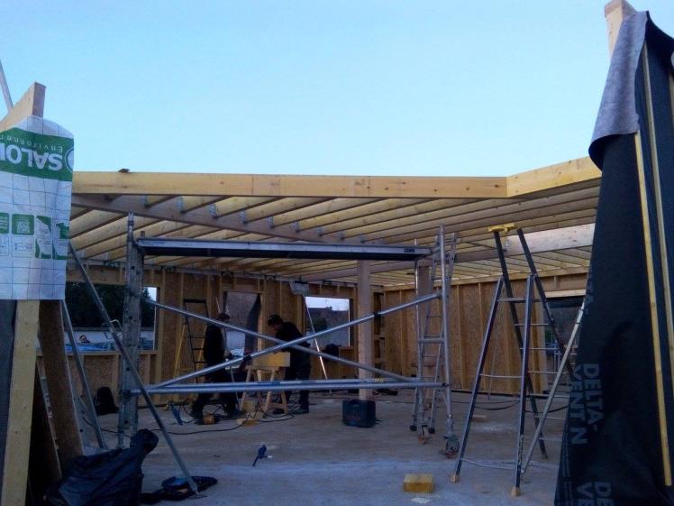 plancher de l'étage en cours
