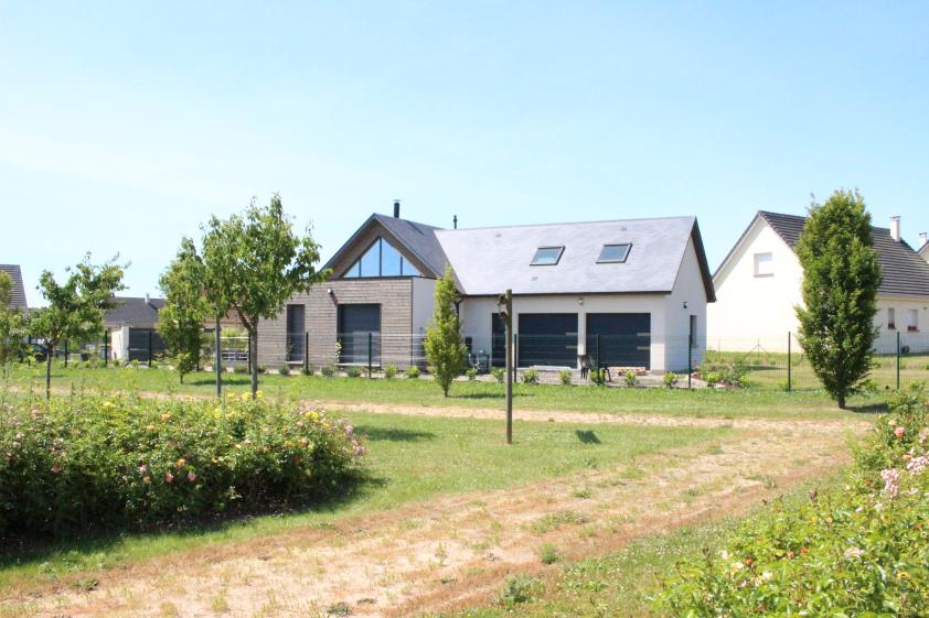 façade jardin, à l'arrière de la maison