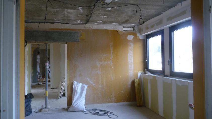 Bureaux en cours de chantier
