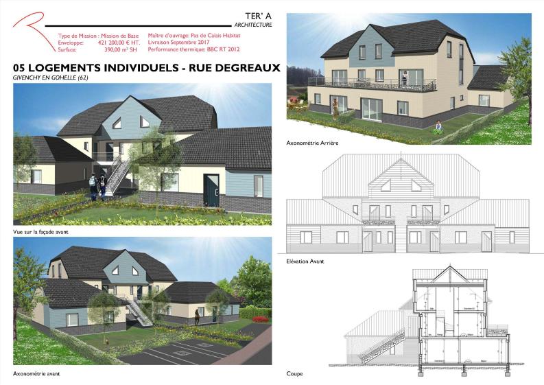 Construction de 05 Logements Individuels Locatifs