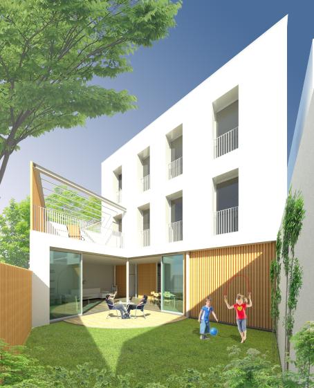 VUE DEPUIS JARDIN-PATIO