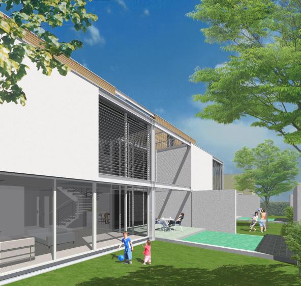 vue sur jardin - villa 5