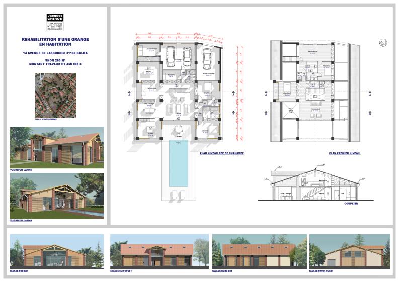 Plans projet - Maison G