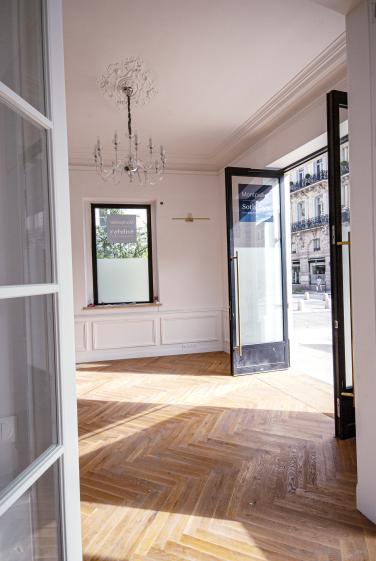 Montpellier chantier agence immobilière rue Foch