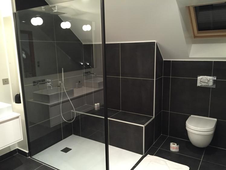 l'espace douche