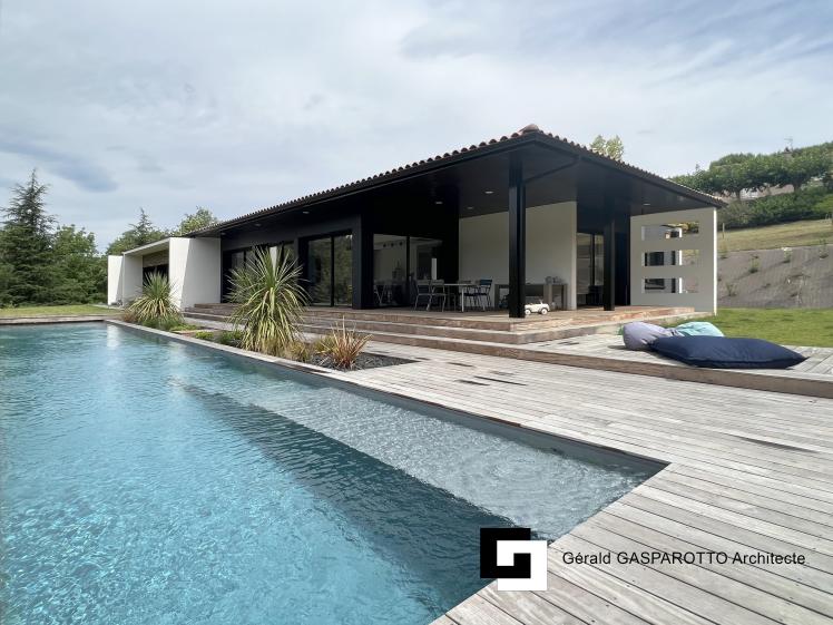 Villa contemporaine de plain-pied
