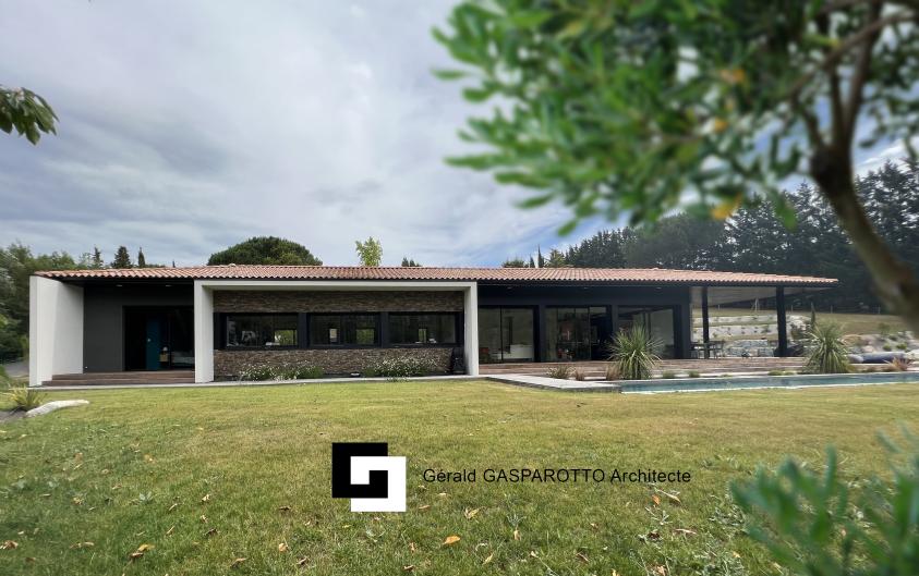 Villa contemporaine de plain-pied