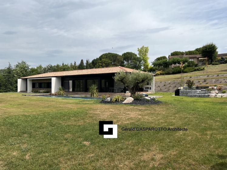 Villa contemporaine de plain-pied