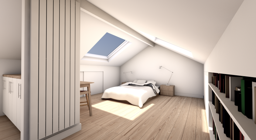 Chambre sous combles