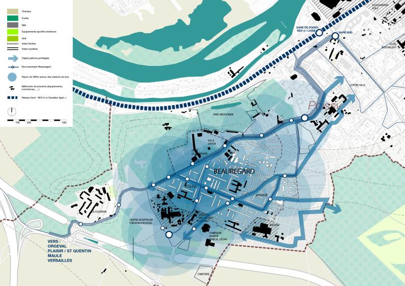 Analyse de la desserte en transports en commun du quartier