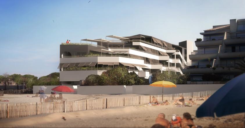 vue depuis la plage
