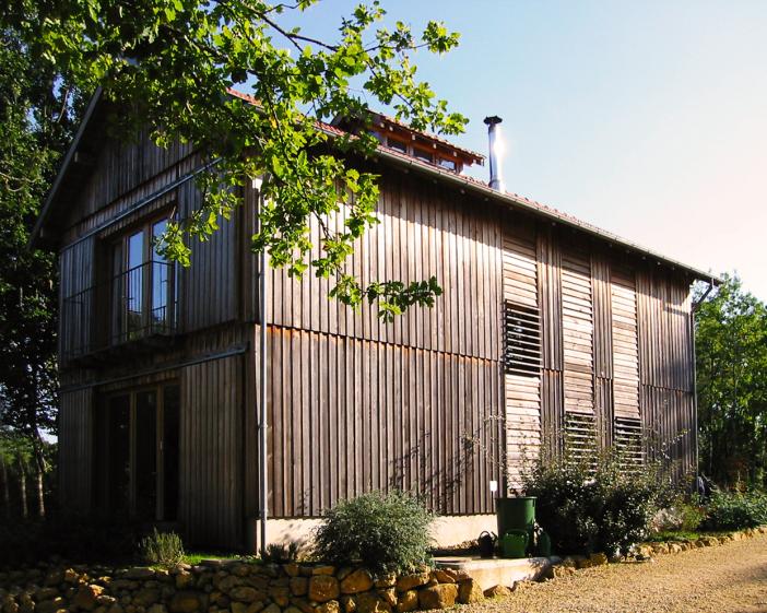une construction entièrement en bois