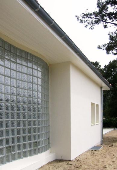 carreaux de verre en façade