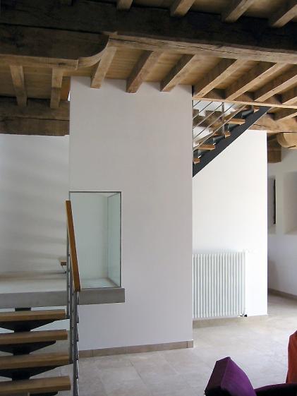 vue des escaliers
