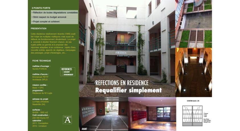 Réfection de résidence