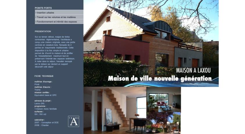 Maison en ville