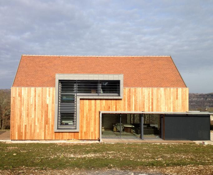 Une maison qui s'organise avec le soleil