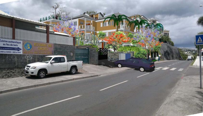 vue a l'entrée de la ville