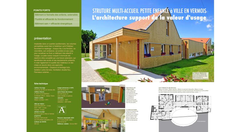 Structure Multi-Accueil pour 25 enfants - avec approche environnementale