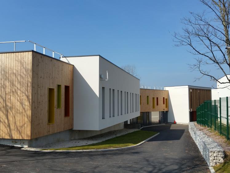 Façade arrière, côté logistique