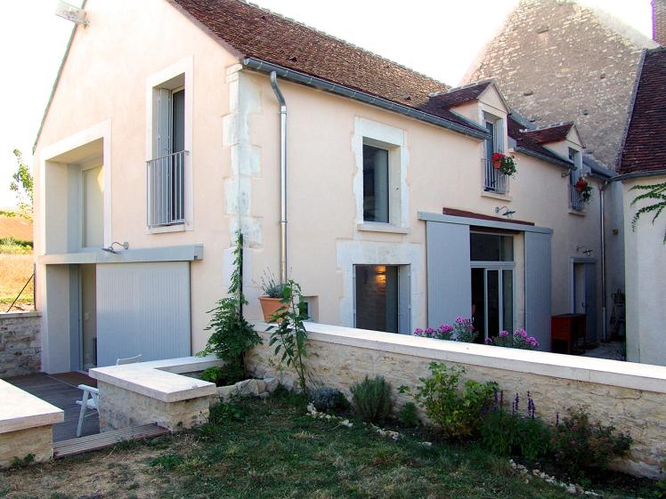Ouvertures créées sur le pignon côté terrasse
