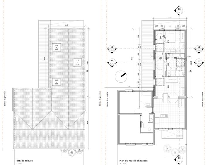 Plans de la future extension