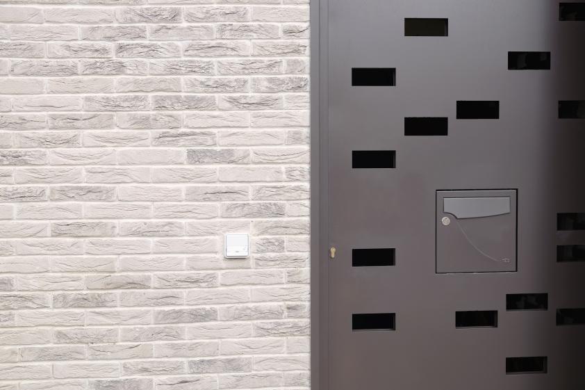 Détail porte d'entrée