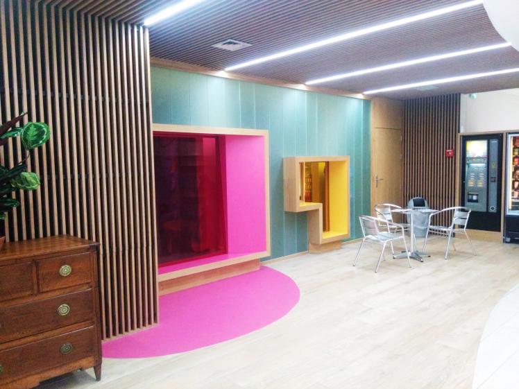 Photographie du Hall de l'EHPAD après rénovation 